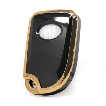 New Aftermarket Nano High Quality Cover For Toyota Vios Yaris Remote Key 3 Buttons Black Color | Emirates Keys