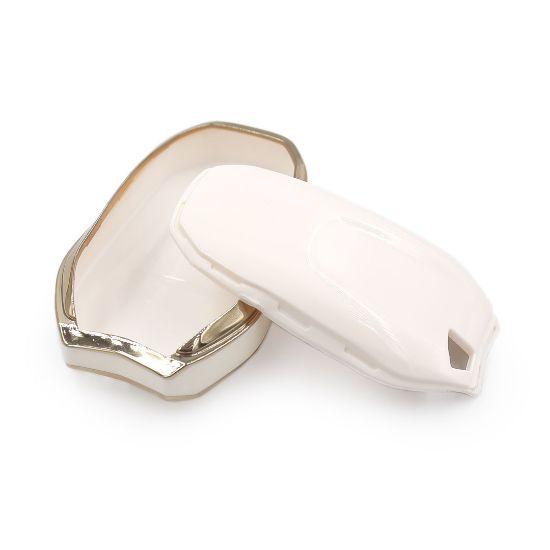 New Aftermarket Nano High Quality Cover For Peugeot Citroen DS Remote Key 3 Buttons White Color | Emirates Keys