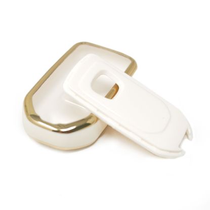 New Aftermarket Nano High Quality Cover For Honda Remote Key 4+1 Buttons Auto Start White Color | Emirates Keys