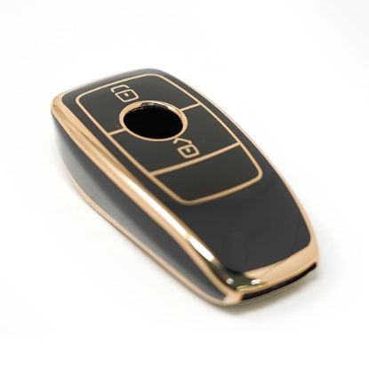 New Aftermarket Nano High Quality Cover For Mercedes Benz E Series Remote Key 2 Buttons Black Color | Emirates Keys