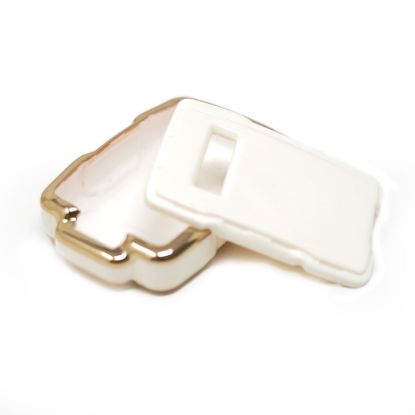New Aftermarket Nano High Quality Smart Key Cover For GMC Remote Key 3+1 Buttons White Color | Emirates Keys