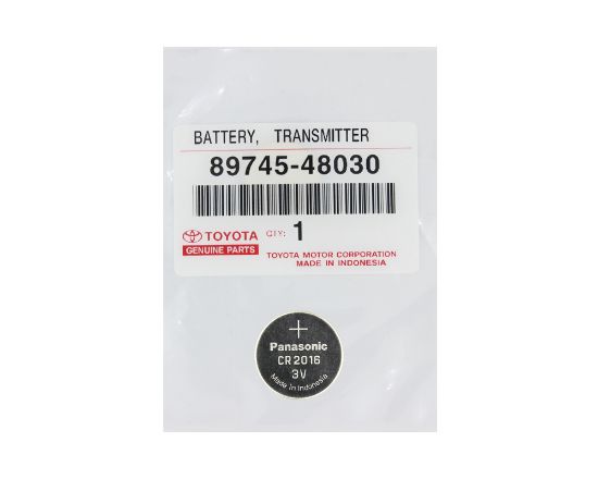 New Toyota Genuine / OEM CR2016 Battery OEM Part Number: 89745-48030 Compatible Part Number: 89745-71010 | Emirates Keys