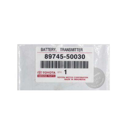 New Toyota Smart Key Card Genuine / OEM Panasonic CR2412 Battery OEM Part Number: 89745-50030 | Emirates Keys