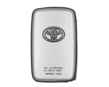NEW Toyota Venza 2010-2016 Genuine/OEM Smart Key 4 Buttons 315MHz Manufacturer Part Number: 89904-0T020 899040T020 / FCCID: HYQ14ACX | Emirates Keys