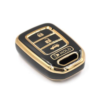 New Aftermarket Nano High Quality Cover For Honda CR-V Remote Key 3+1 Buttons Black Color | Emirates Keys