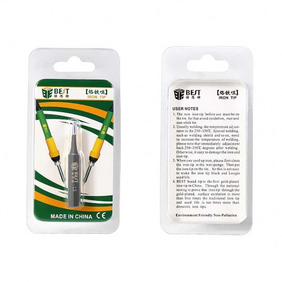 Bestool BST-900M-T-IS SOLDERING TIP BLACK For BST-102C ADJUSTABLE SOLDERING IRON & BST-898D 2 In 1 SMD Rework Station | Emirates Keys