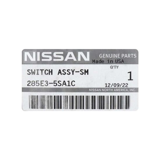 New Nissan Leaf 2023 Genuine / OEM Smart Remote Key 3+1 Buttons 433MHz OEM Part Number: 285E3-5SA1C - FCC ID: CWTWB1G0168 | Emirates Keys