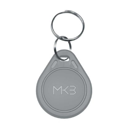 100x RFID KeyFob Tag 125Khz Re-writable Proximity T5577 Card Key Fob Grey Color & FREE Handheld Duplicator Card Reader Copier Writer | Emirates Keys