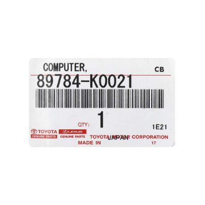 New Toyota Land Cruiser 2022 Genuine / OEM Anti Theft Immobilizer Control Module ECU Unit OEM Part Number: 89784-K0021 | Emirates Keys