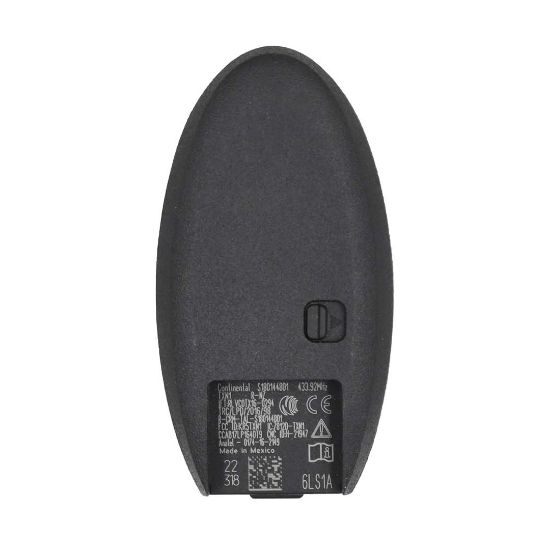 New Nissan Altima Genuine / OEM Smart Remote Key 3+1 Buttons 433MHz OEM Part Number: 285E3-6LS1A - FCC ID: KR5TXN1 - IC: 78120-TXN1 | Emirates Keys