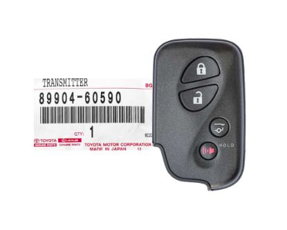 Brand New Lexus GX460 2010-2019 Genuine/OEM Smart Key 4 Buttons 315MHz FSK 89904-60590 8990460590 / FCCID: HYQ14ACX | Emirates Keys
