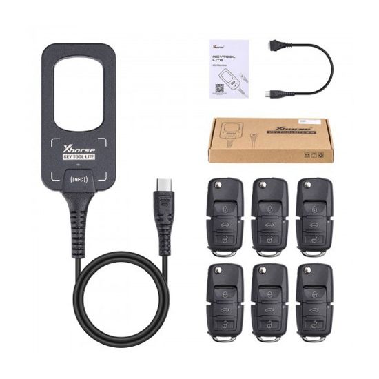 New Xhorse VVDI Key Tool Lite XDKML0EN + Gift 6pcs XKB501EN Wired Remotes Support Android phone direct connection | Emirates Keys