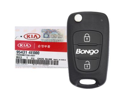 Brand NEW KIA Bongo 2014-2015 Genuine/OEM Flip Remote Key 3 Buttons 433MHz Without chip Manufacturer Part Number: 95431-4E000 | Emirates Keys