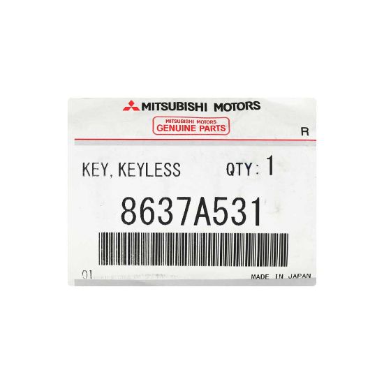New Mitsubishi ASX 2016 Genuine/OEM Smart Remote 2 Button 315MHz Manufacturer Part Number: 8637A531 | Emirates Keys