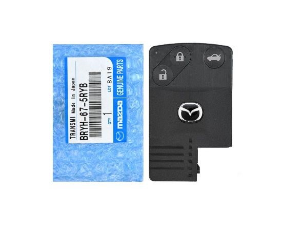 NEW Mazda 3 2006-2009 Genuine/OEM Smart Card Remote 3 Buttons 433MHz BRYH-67-5RYB BRYH675RYB | Emirates Keys