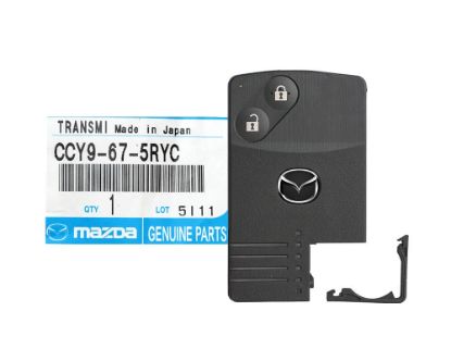 New Mazda Q6 2008 Smart Key Card Proximity Remote 433MHz 2 Button Manufacturer Part Number: CCY9-67-5RYC | Emirates Keys