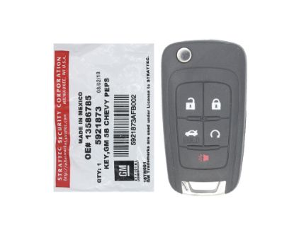 Picture of Chevrolet Impala Cruze Malibu 2011-2017 Genuine Proximity Flip Remote Key 315MHz 5921873