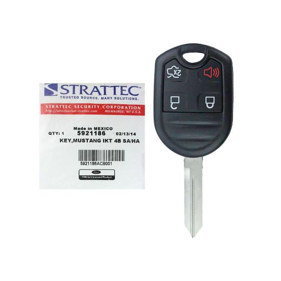 New STRATTEC Ford Mustang 2013 Remote Key 4 Button 315MHz Manufacturer Part Number: 5921186 OEM  | Emirates Keys