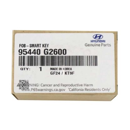 Brand New Hyundai IONIQ 2020 Genuine Smart Remote Key 3 Buttons 433MHz 95440-G2600 FCC ID: FOB-4F11 | Emirates Keys