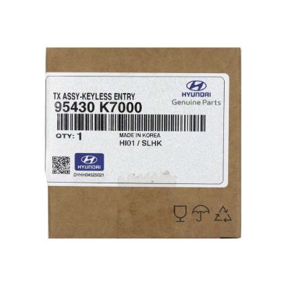 New Hyundai I10 2016-2019 Genuine / OEM Flip Remote Key 3 Buttons 433MHz OEM Part Number: 95430-K7000 | Emirates Keys