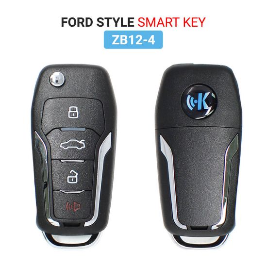 New KeyDiy KD Universal Smart Remote Key 3+1 Button Ford Type ZB12-4