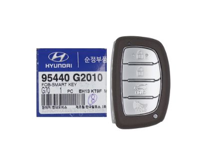 NEW Hyundai Ioniq 2019 Genuine/OEM Smart Remote Key 4 Buttons 433MHz 95440-G2010 95440G2010, FCCID: TQ8-FOB-4F11 | Emirates Keys
