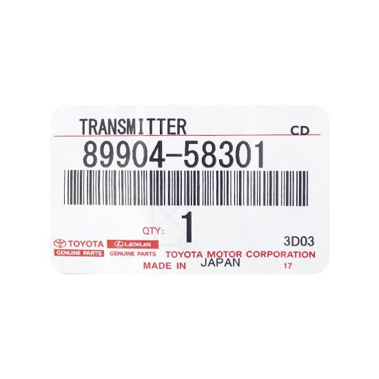 New Toyota Alphard 2009-2012 Genuine Smart Remote Key 5 Buttons 433MHz OEM Part Number: 89904-58301 / 8990458301 - FCC ID: BK1EW  | Emirates Keys