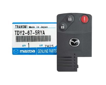 NEW Mazda CX9 2006-2009 Genuine/OEM Smart Key Remote Card 3 Buttons 315MHz TDY2-67-5RYA TDY2675RYA - FCCID: BGBX1T458SKE11A01 | Emirates Keys