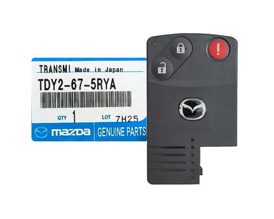 NEW Mazda CX9 2006-2009 Genuine/OEM Smart Key Remote Card 3 Buttons 315MHz TDY2-67-5RYA TDY2675RYA - FCCID: BGBX1T458SKE11A01 | Emirates Keys