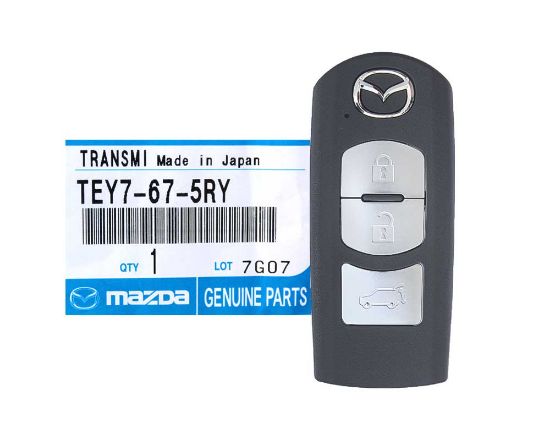 NEW Mazda CX9 2009-2013 Genuine/OEM Smart Key Remote 3 Buttons 433MHz TEY7-67-5RY TEY7675RY - FCCID: SKE11B-04 | Emirates Keys