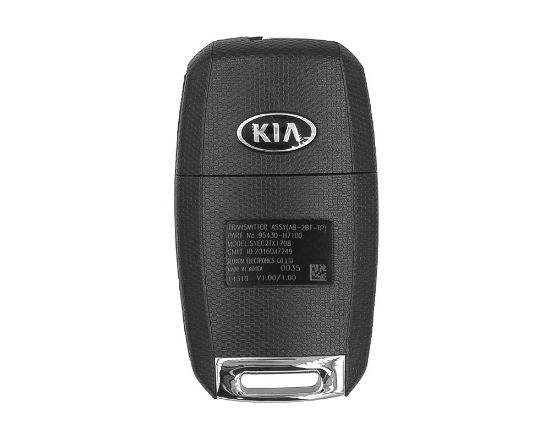 NEW KIA Pegas Soluto 2020 Genuine/OEM Flip Remote Key 2 Buttons 433MHz 95430-H7100 95430H7100 / FCCID: SYEC2TX1708 | MK3