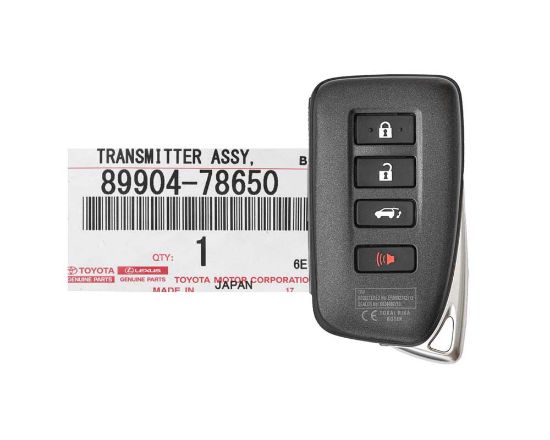 Brand New Lexus LX570 2016 Genuine/OEM Smart Key 4 Buttons 433MHz Manufacturer Part Number: 89904-78650 FCC ID: BG1EK | Emirates Keys
