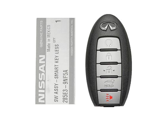 Brand New Infiniti QX60 2016-2018 Genuine/OEM Smart Key Remote 5 Buttons 433MHz 285E3-9NF5A 285E39NF5A / FCCID: KR5S180144014 OEM Box | Emirates Keys