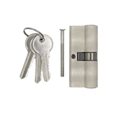 New High Quality Best Price Full Zinc Cylinder with 3 pcs Brass Normal Keys, Key SN Size 70mm | Emirates Keys