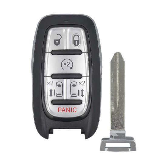 Aftermarket Chrysler Pacifica Voyager 2017-2020 Smart Remote Key 6 Button 434MHz Compatible Part Number: 68238688 AC , FCC ID: M3N-97395900 | Emirates Keys
