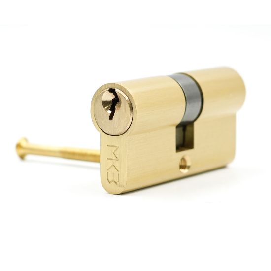 New High Quality Best Price Pure Brass Cylinder with 3 pcs Brass Normal Keys, PB Size 60mm | Emirates Keys