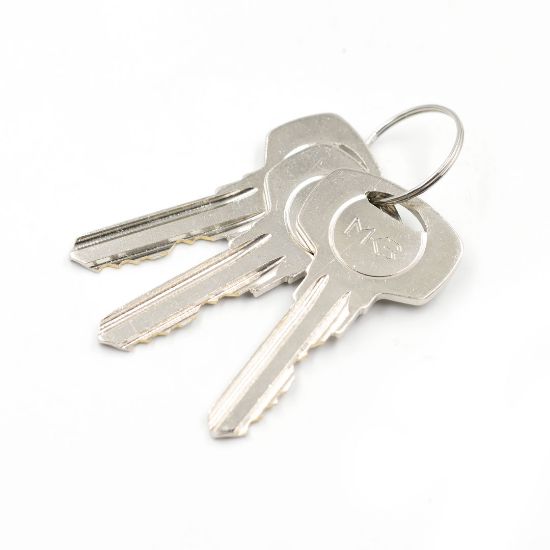 New High Quality Best Price Pure Brass with 3 pcs Brass Normal Keys, SN Size 70mm | Emirates Keys