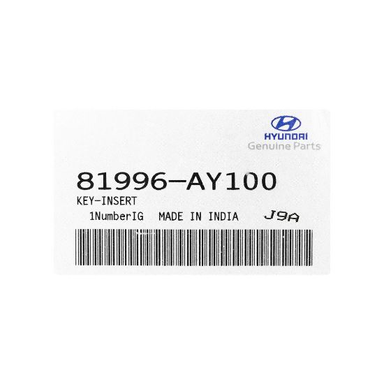 New Hyundai Accent 2024 Genuine / OEM Flip Remote Blade OEM Part Number: 81996-AY100 | Emirates Keys