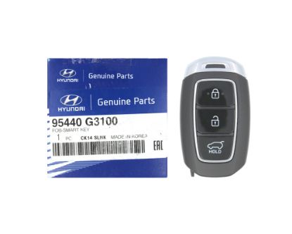 Hyundai i30 2018 Genuine Smart Remote Key 3 Buttons 433MHz 95440-G3100 - mk3.com