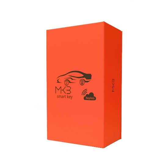 New Aftermarket LCD Universal Smart Key Kit With Keyless Entry And IOS Car BMW Style Location Tracking System Silver Color | Emirates Keys