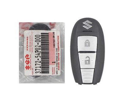 Brand New Suzuki Genuine/OEM Smart Remote Key 2 Buttons 433MHz Manufacturer Part Number: 37172-54P02 / 37172-54P03 | Emirates Keys