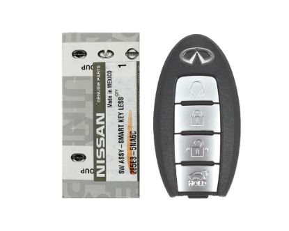 Brand New Infiniti Q50 2018 Genuine/OEM Smart Remote Key 4 Buttons 433MHz 285E3-5NA6C 285E35NA6C / FCCID: S180144702 OEM Box | Emirates Keys