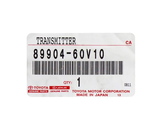 New Toyota Land Cruiser Prado 2020 Genuine/OEM Smart Remote Key 3 Buttons 312/314MHz Manufacturer Part Number: 89904-60V10 / 8990460V10 | Emirates Keys