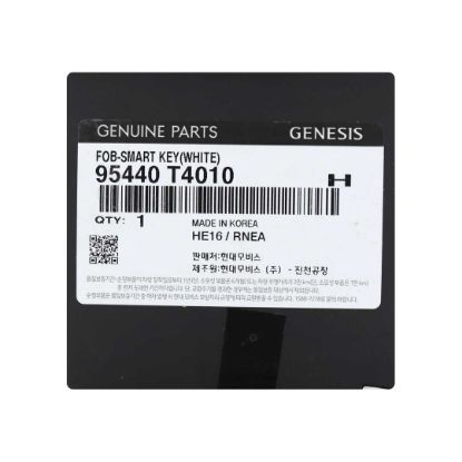 New Hyundai Genesis G90RS4 2022 Genuine / OEM Smart Remote Key 4+1 Buttons 433MHz White Color OEM Part Number: 95440-T4010 | Emirates Keys