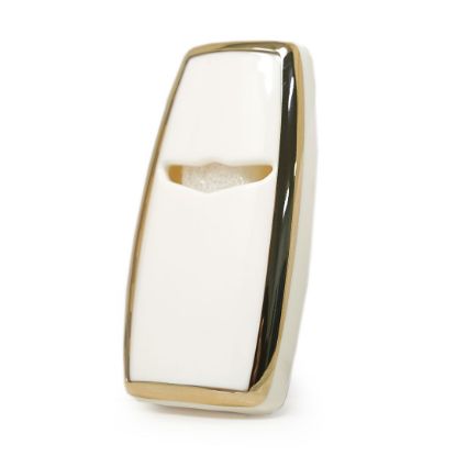 New Aftermarket Nano High Quality Cover For Hyundai Genesis Remote Key 5+1 Auto Start Buttons White Color | Emirates Keys