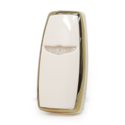 New Aftermarket Nano High Quality Cover For Hyundai Genesis Remote Key 3+1 Buttons White Color | Emirates Keys