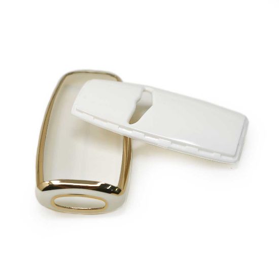 New Aftermarket Nano High Quality Cover For Hyundai Genesis Remote Key 3+1 Auto Start Buttons White Color | Emirates Keys