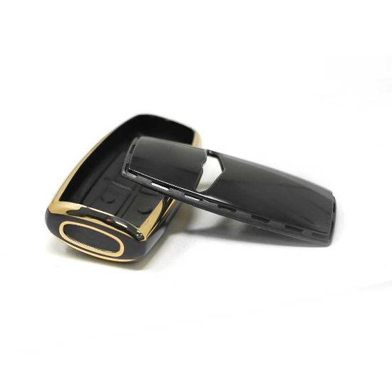 New Aftermarket Nano High Quality Cover For Hyundai Genesis Remote Key 3+1 Auto Start Buttons Black Color | Emirates Keys