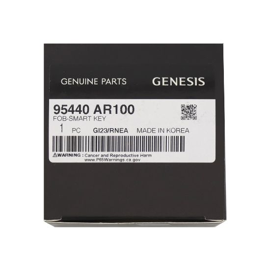 New Genuine-OEM Hyundai Genesis 2022 Smart Key 4 Buttons Auto Start 433MHz Manufacturer Part Number: 95440-AR100 Box | Emirates Keys