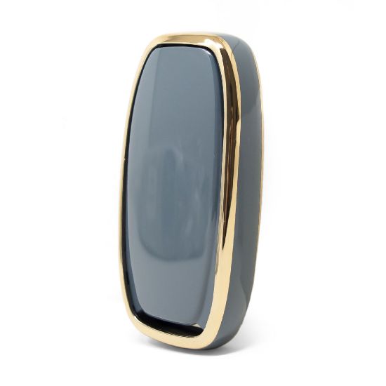 New Aftermarket Nano High Quality Cover For Audi Remote Key 3 Button Gray Color Audi-A11J | Emirates Keys